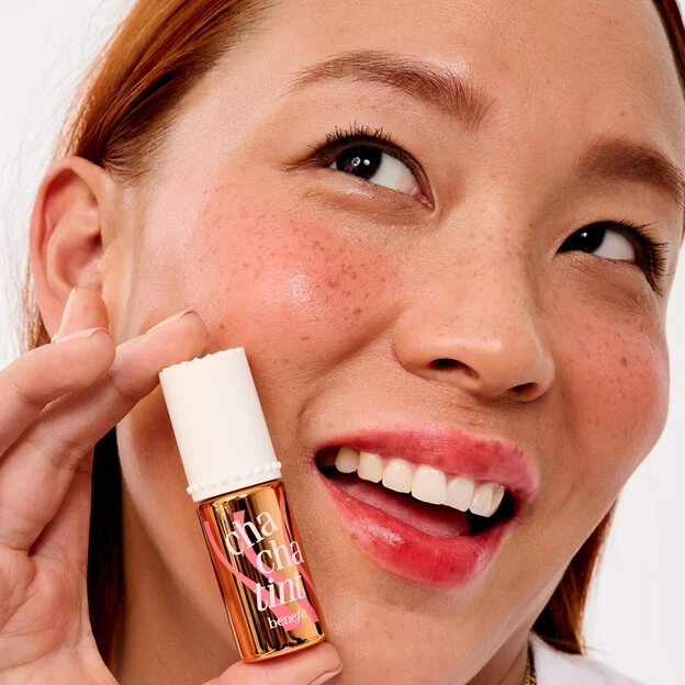benefit cosmetics mango tinted lip & cheek stain chcacha