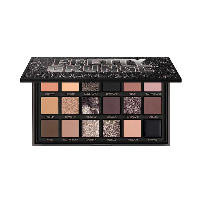 huda beauty pretty grunge eyeshadow palette