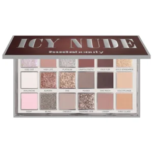 huda beauty icy nude eyeshadow palette