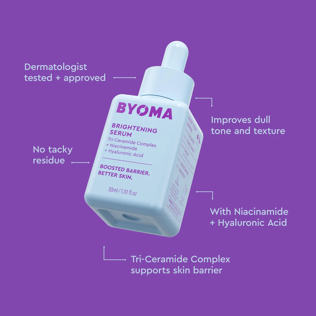 byoma brightening serum brighten & hydrate 30ml