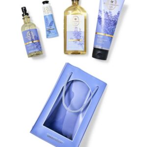bath&bodyworks aromatherapy lavender vanilla gift set set of 4